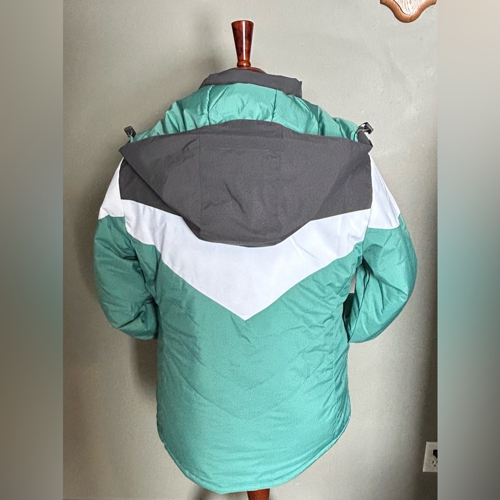 Women’s Spyder 3 in 1 Green n white winter Jacket - Picture 7 of 16